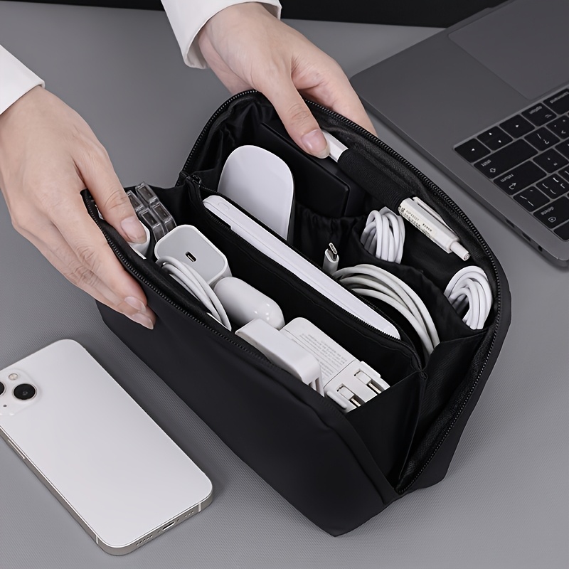 Tech Accessories Travel - Bolsa organizadora técnica con compartimentos, bolsa