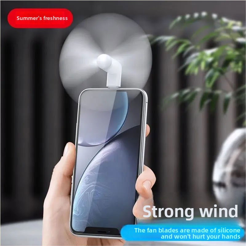 Usb Fan Silent - Mini Ventilador de Teléfono Tipo C,