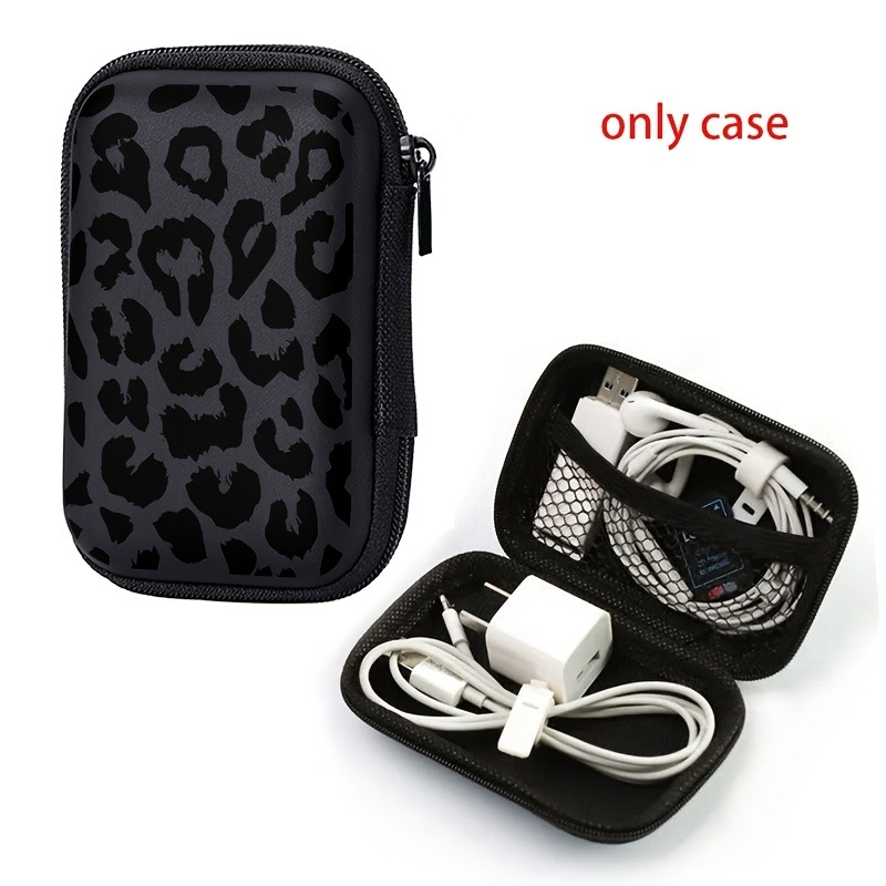 Tech Accessories Kit - Bolsa de almacenamiento con estampado de