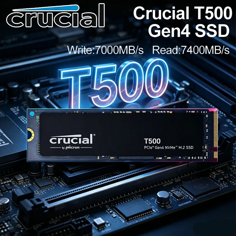 Samsung Ssd 980 Pro - Unidad de Estado Sólido Crucial T500