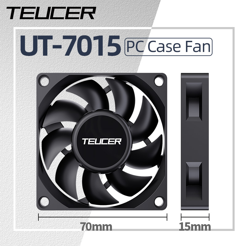 Tech Accessories Pc - Teucer UT-7015 7cm ventilador de refrigeración