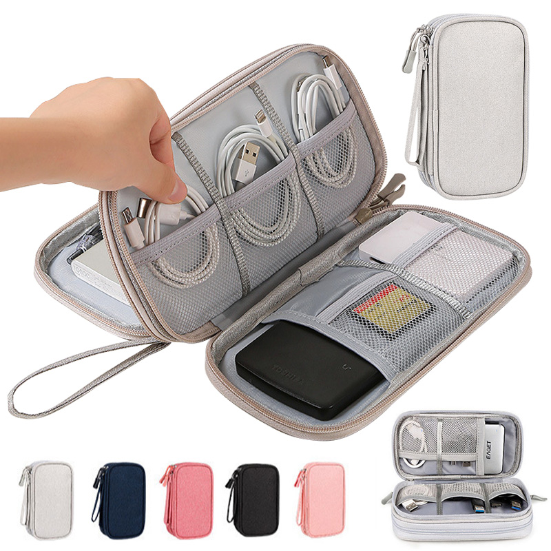 Tech Accessories Organizer - Bolsa de Almacenamiento Digital Portátil Multicolor