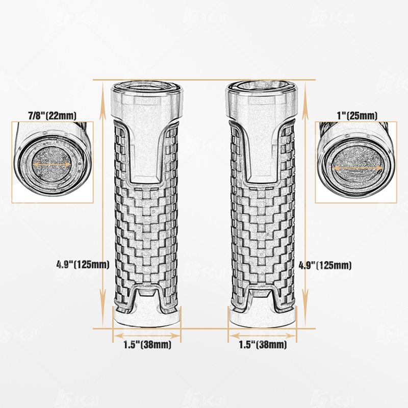Empuñaduras de goma antidesliz - Nmax Tech Max Accessories reseña y precio