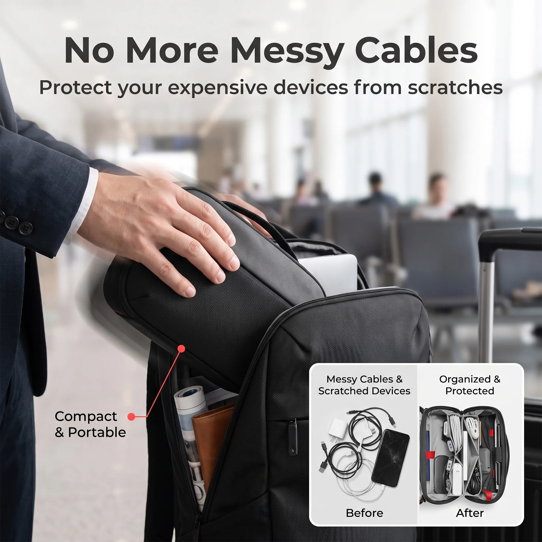 Estuche Organizador de Accesor - Tech Accessories Organizer reseña y precio