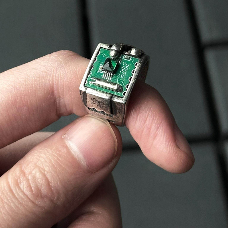 Anillo de PCB de Estilo Retro, - Tech Accessories Industry reseña y precio