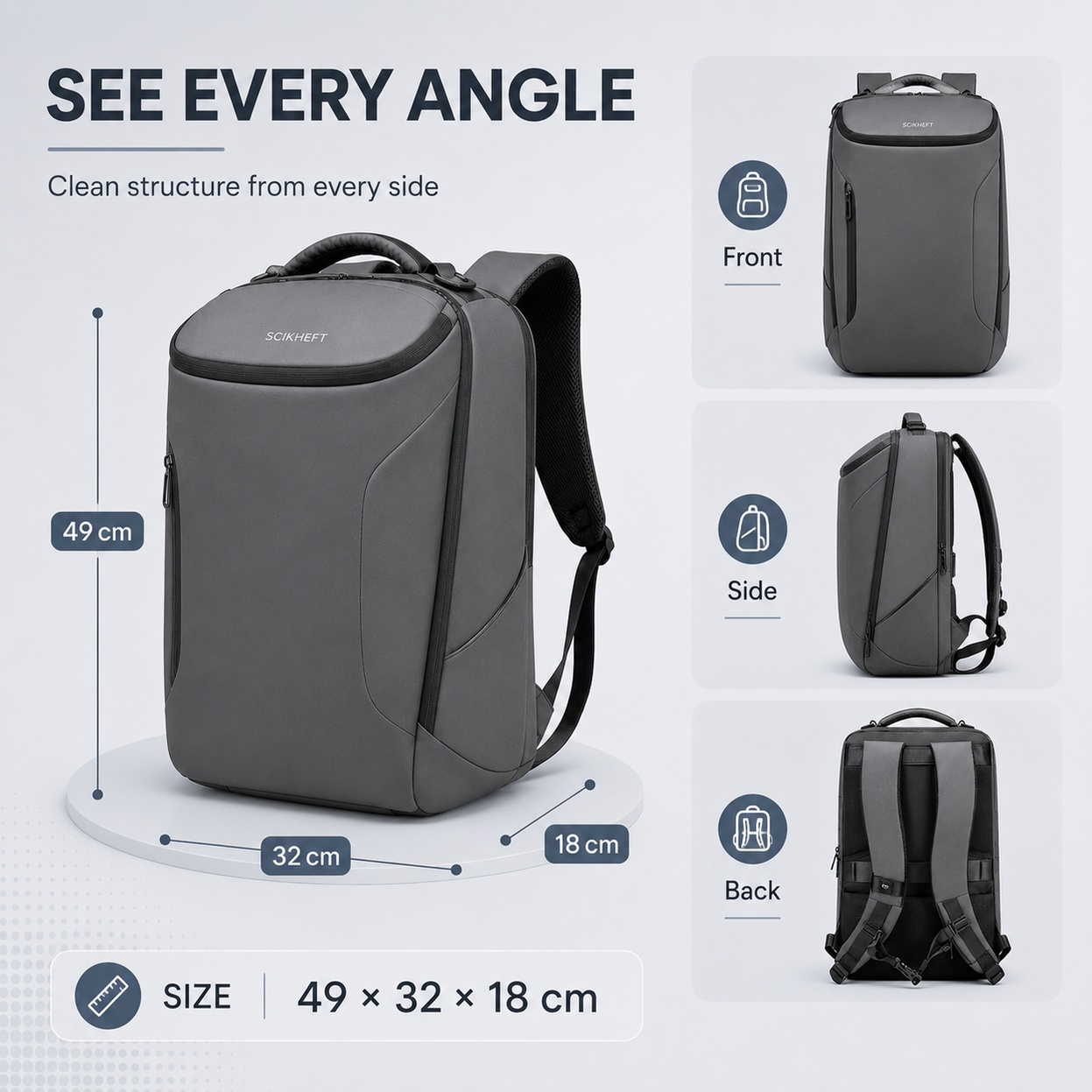 Mochila ergonómica para viajes - Tech Accessories Travel reseña y precio