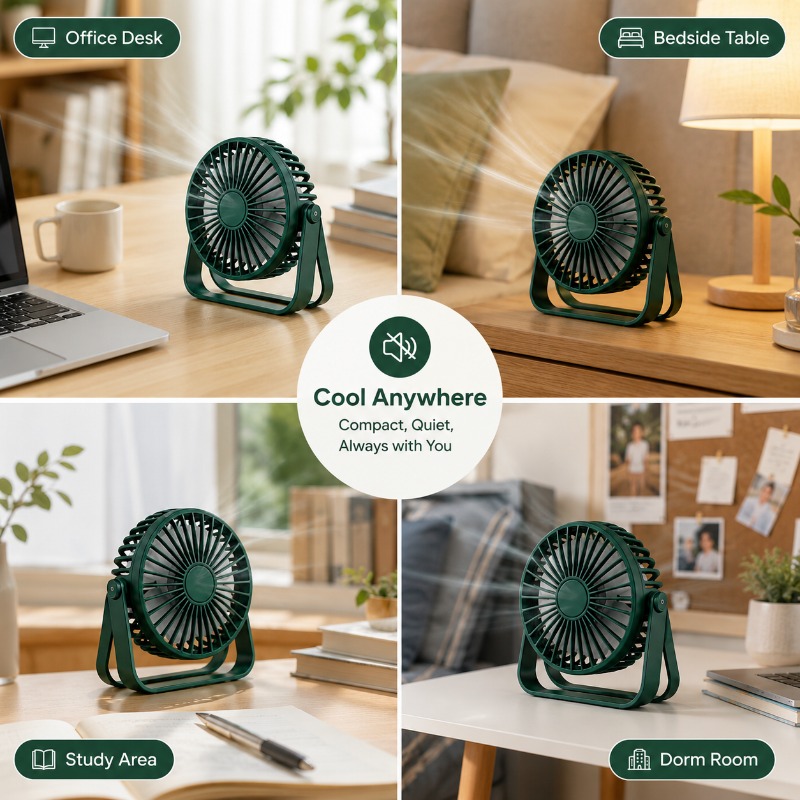 Mini ventilador silencioso USB - Usb Fan Silent reseña y precio