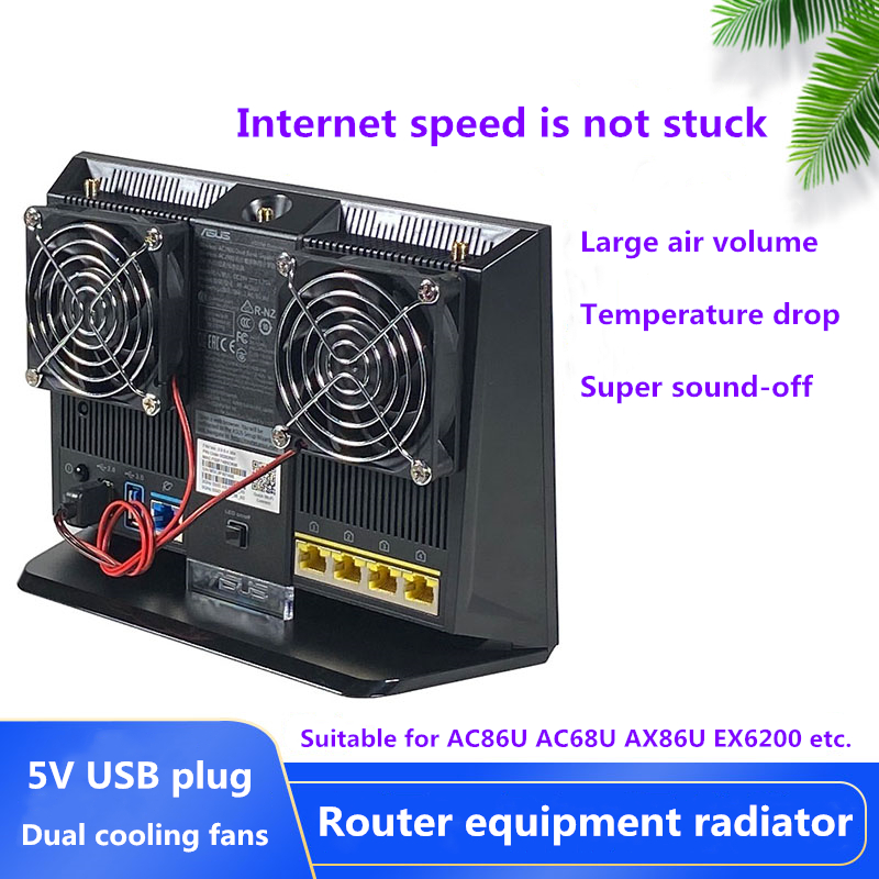 Ventilador doble de alto volum - Usb Fan Silent reseña y precio