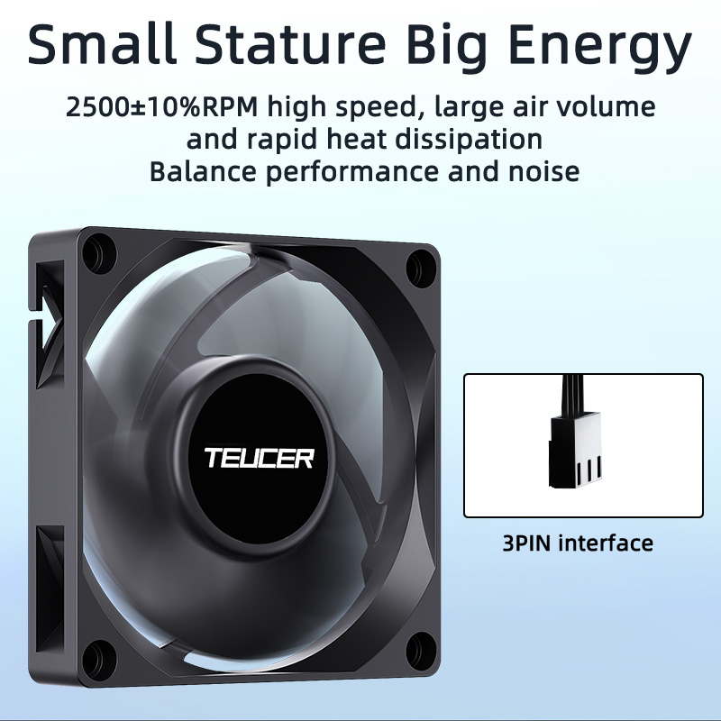 Teucer UT-7015 7cm ventilador  - Tech Accessories Pc reseña y precio